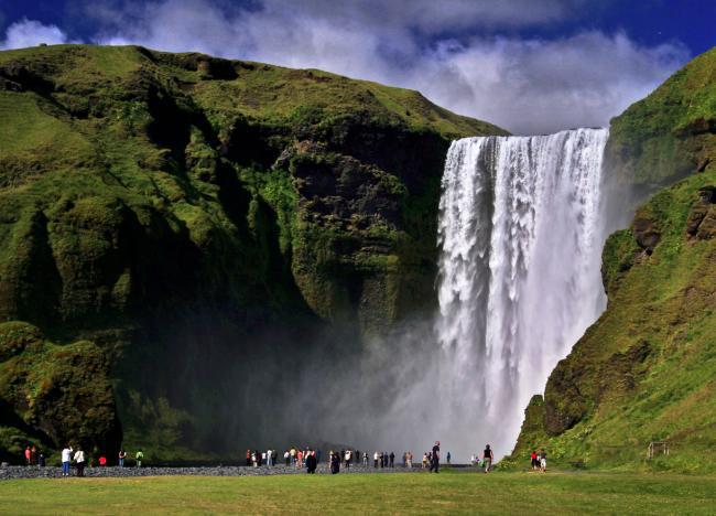 Sskogafoss Waterfall