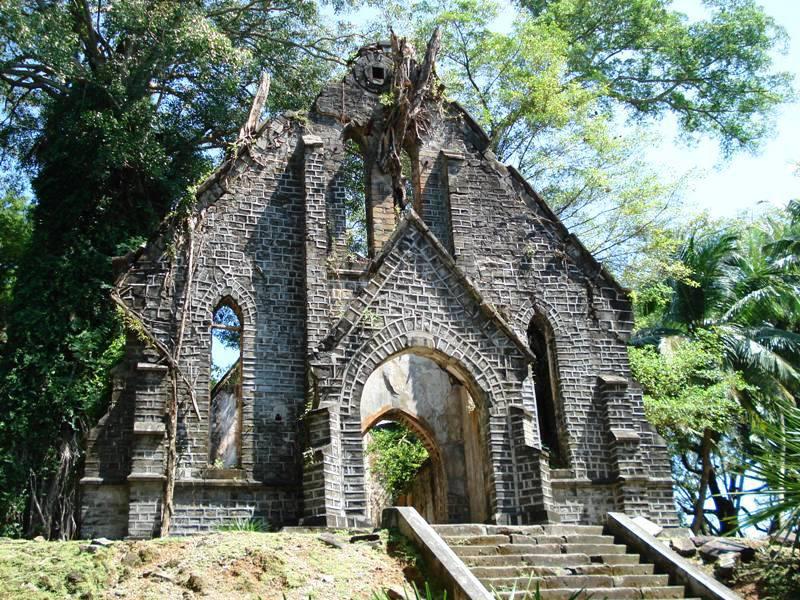 Filming at Ross Island Church Ruins| Filmapia - real sites . reel sites